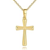 vuiikhir Cross Necklace for Women 14K Gold Cross Necklaces for Women Gold Cross Chain Pendant Necklace for Women Faith Crosses Necklaces for Womens Adjustable Chain