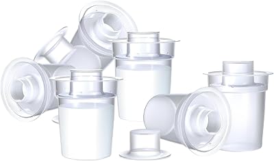 Nuby Milk Powder Dispensers 6 Pack Easy Pour Compatible with Most Bottles