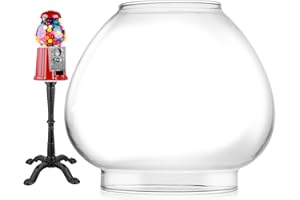 ACKSTAR Carousel Gumball Machine Globe - 15-inch Gumball Machines Bowl Ball. Acrylic "SHATTERPROOF" Compatible with Candery, King Carousel, Great Northern & Most 15" Vintage Candy Machines - Replacement part