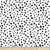 Premier Prints Togo White/Black Fabric By The Yard