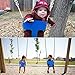 FUNMILY Toddler Swing Seat, High Back Full Bucket Swing with 60 inch Plastic Coated Swing Chains & 2 Snap Hooks Fully Assembled Swing Set (Blue)