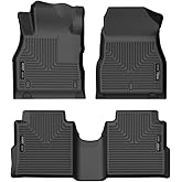 Husky Liners Weatherbeater Floor Mats | Fits 2018-2024 Nissan Kicks | Front & 2nd Row, 3-pc Black - 95271