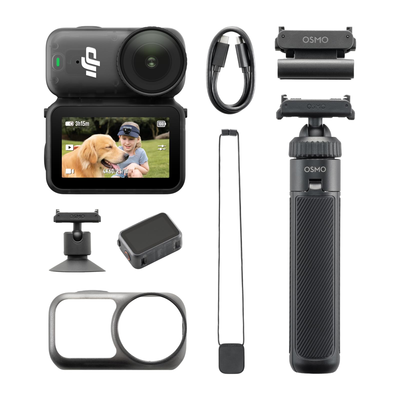 DJI Osmo Nano On-the-Go Combo (128GB), 4K Wearable Camera