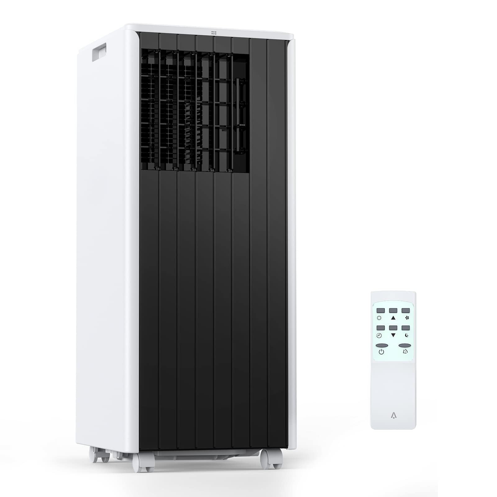 Photo 1 of ***USED** 8,000 BTU Portable Air Conditioner, Smart Control, Cools Up to 350 Sq. Ft., With Dehumidifier & Fan Mode, Easy- to-Use Remote Control & Window Installation Kit Included, Black
