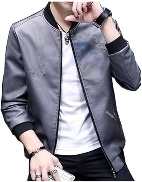 Amazon Co Jp ヒトミ Hitomi レザージャケット バイクジャケット ライダースジャケット 革ジャン メンズ レザー Pu革 フェイクジャケット ダブル メンズウェア アウター メンズファッション トップ 長袖 Lh811 服 ファッション小物