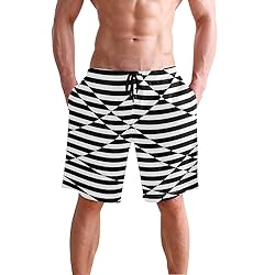 Aluy's boutique Men's Summer Cool Swim Trunks Quick