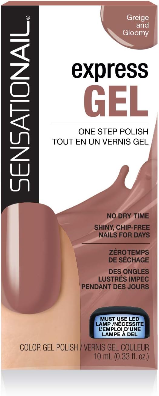 SensationailExpress Gel, Greige and Gloomy