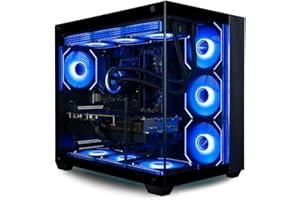EMPOWERED PC Panorama XL Gaming PC Desktop (NVD GeForce RTX 5080, Intel 24-Core i9-14900KF Processor, 96GB DDR5 RAM, 4TB Gen4 NVMe SSD, WiFi 6E, HDMI, Windows 11 Pro) Best 2025 Prebuilt Tower RGB Gamer Computer