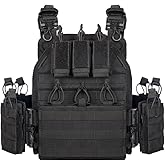 PIKEON Tactical Vest Quick Release Airsoft Vest for Man Outdoor Adjustable Breathable Vest