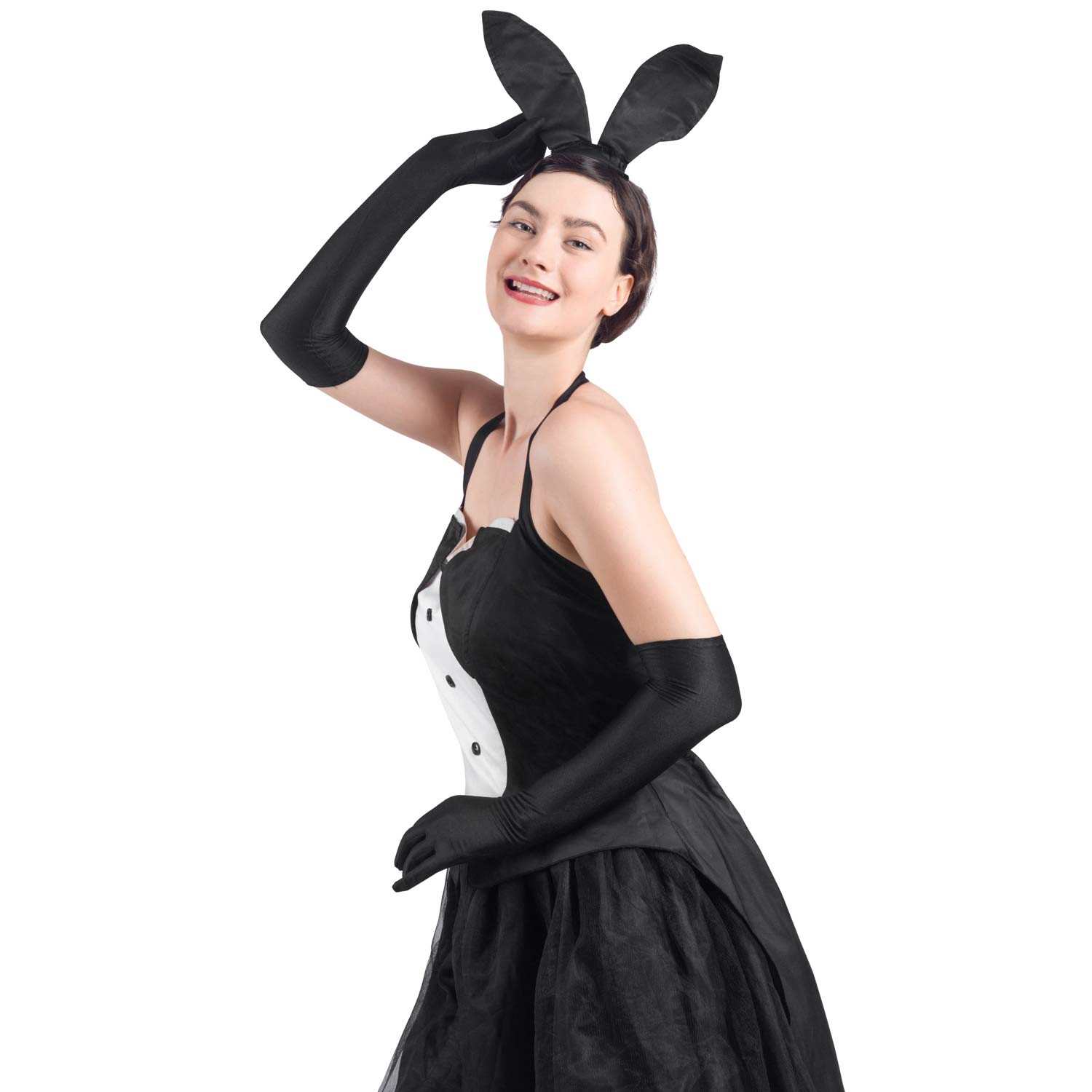 YaMeiDa Women\'s Bunny Costume Sexy Halloween Cosplay Tuxedo Party Dress Up Costume -XXL