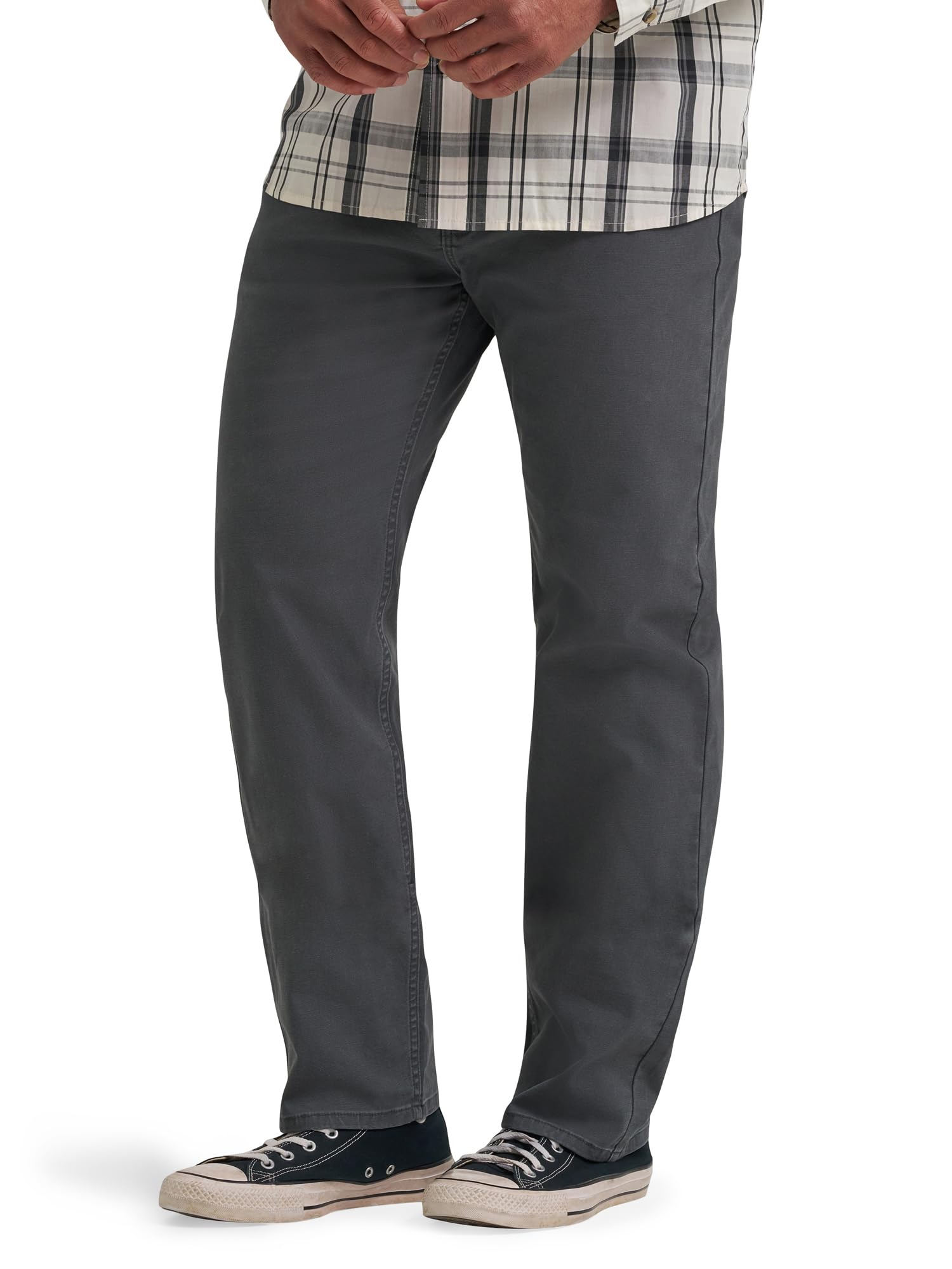 Wrangler Authentics Men's Regular Fit Comfort Flex Waist Jean, Asphalt Canvas, 30 x 30 Image