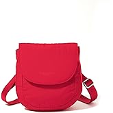 Baggallini Swift Flap Mini Crossbody - 6.3"x7" Lightweight Small Travel Purse with Crossbody Strap and RFID