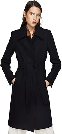 manteau long femme mango