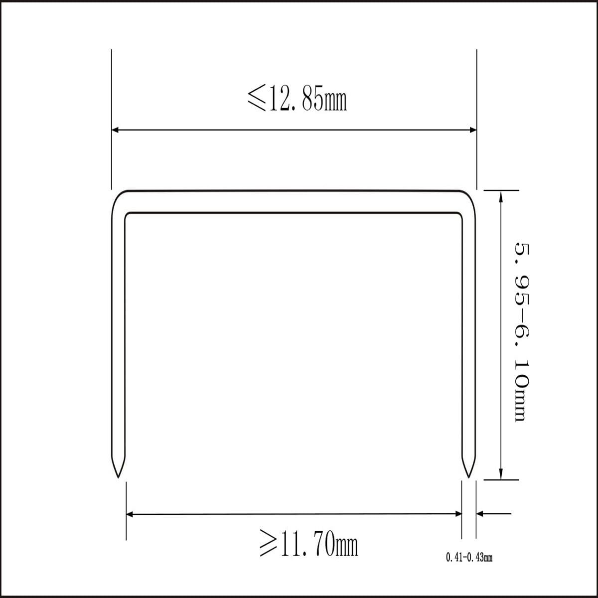 Amazon Com Standard Staples 26 6 1 4in Leg Length Free Office Colorful 6000 Count Office Products