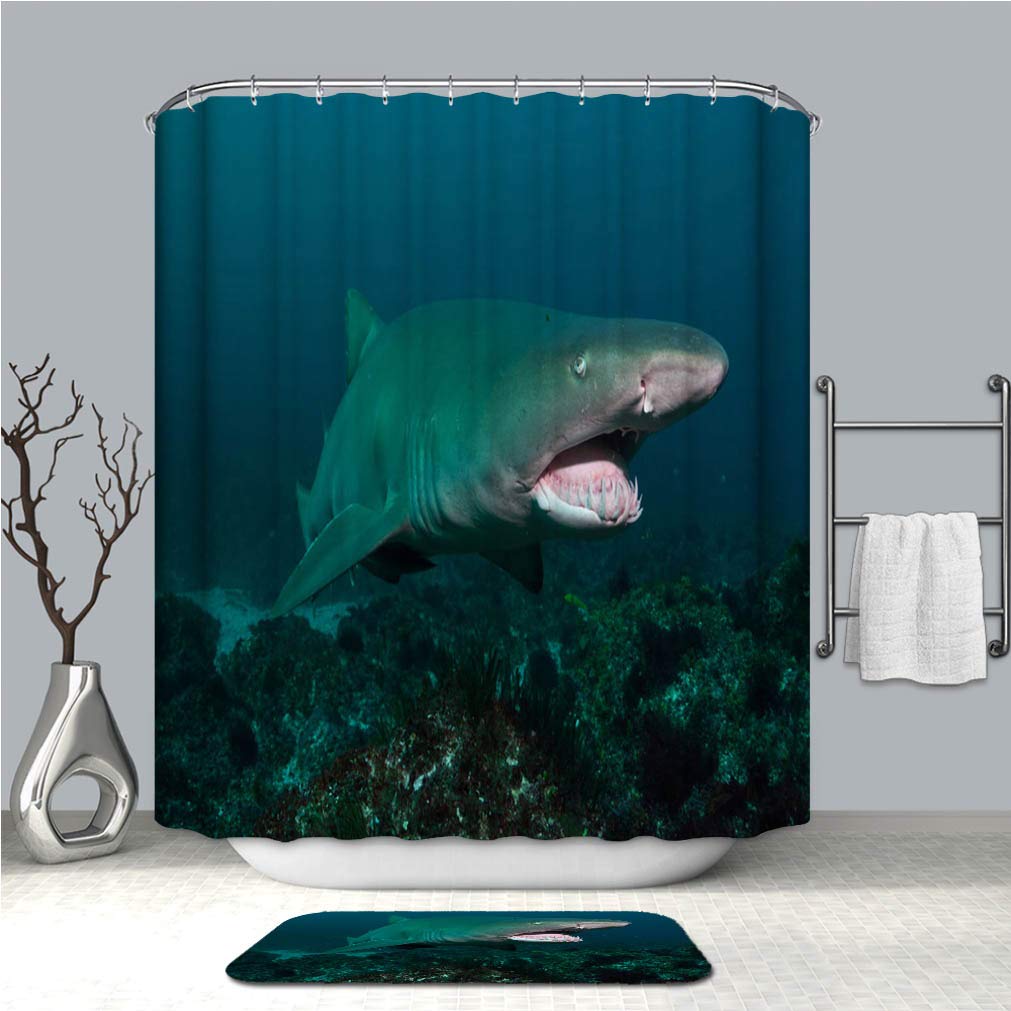 Amazon Com Rldress Shower Curtain Set Bathroom Fabric Curtains