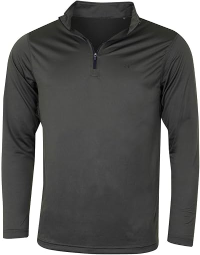 Calvin Klein Harlem 1/4 Zip Pullover Khaki XXL Mens