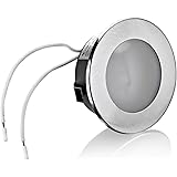 4er Pack - Superslim Einbaustrahler G4 12V - Vollmetall gebürstet