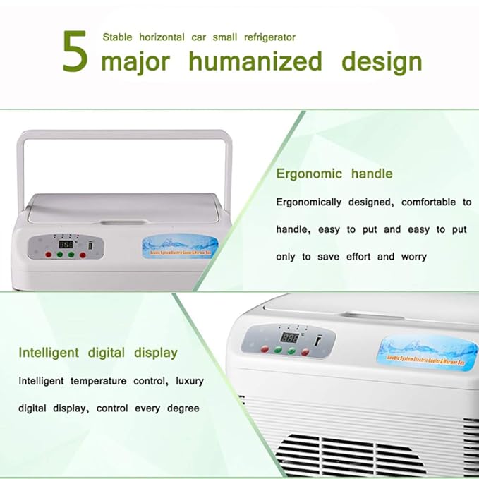 YNWJ Nevera Electrica Pequeña, Nevera Portatil Coche Camión 24V ...