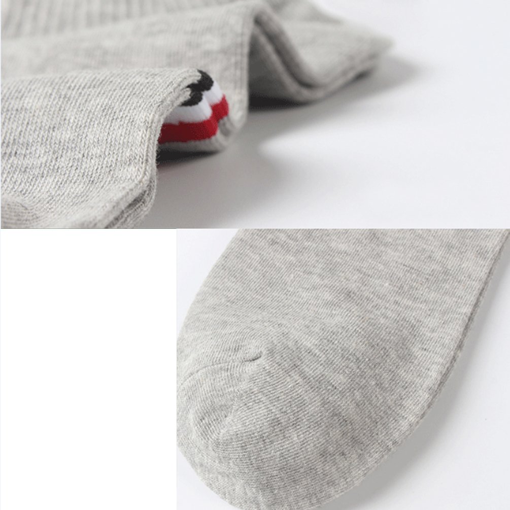 ENJOYNIGHT Men's 5 Pack No Show Socks Ankle Socks (Colorful socks (men's shoe 6-10))