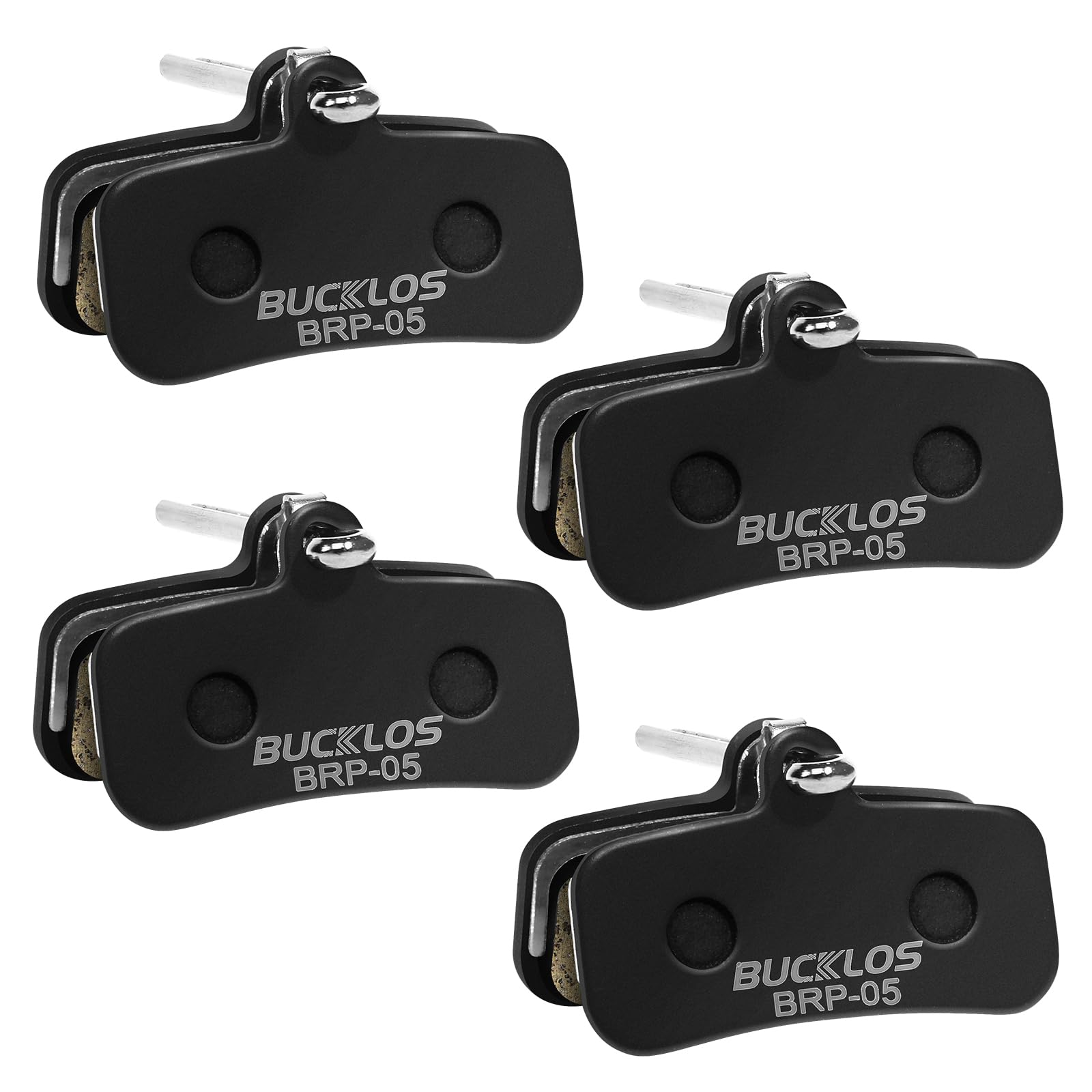 Photo 1 of ** USED** BUCKLOS Bike Disc Brake Pads - Bicycle Disk 4 Piston Pads for Shimano D02S D03S Saint Deore XT XTR SLX Zee/Tektro/TRP for Mountain Bike/Road Bike/Ebike/MTB(Resin)