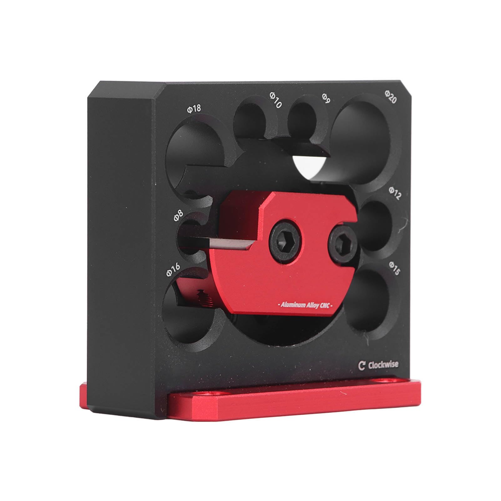 Carbide Inserts Dowel Maker Jig, 8 Holes 8mm to 20mm Adjustable Woodworking Dowel Jig Kit, High Speed Electric Drill Milling Dowel Round Rod Auxiliary Tool Drill Guide Locator