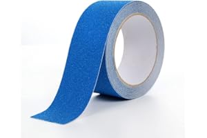 SEIWEI Anti Slip Tape 2 inch x 33 feet Safety Non Slip High Grip Adhesive Flooring Sticky Strip Steps Tread Waterproof Indoor Outdoor Blue