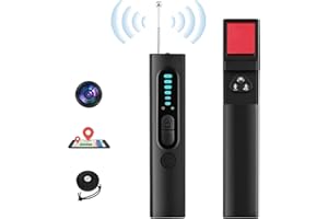 Jusubb Hidden Camera Detectors, Camera Detector, Bug and Hidden Camera Detector, RF Wireless Signal Scanner for Home Office Travel, 6 Levels Sensitivity 4 Modes, 32H Working Time