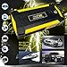 HyperPS 18000mah 900A Peak Multi-Function Car Jump Starter with Smart Safety Protection Car Jump Cable (up to 8.0L Gas and 6.0L Diesel Engine) with Survival Kit and 150 PSI Air Compressor Tire Pump