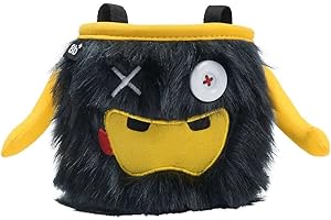 8B+ 8BPLUS 8BPlus Chalk Bag for Climbing, Bouldering, Belt and Giftbox Included - Wide Opening - Brush Holders, For Left & Right Handers