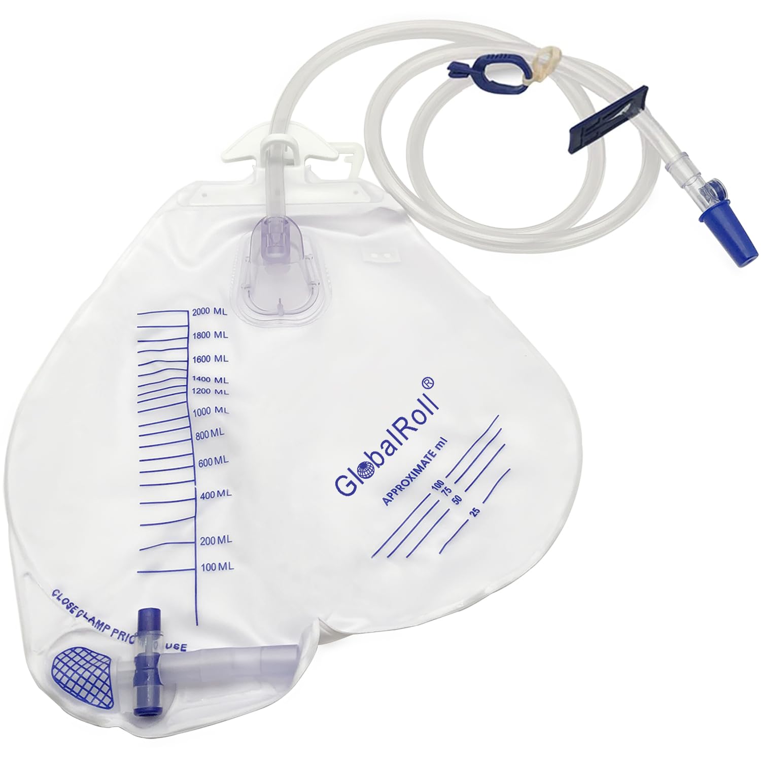 GlobalRoll Urinary Drainage Bag with Anti-Reflux