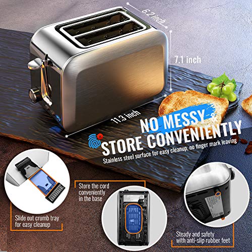 Toaster 2 Slice Stainless 2 Slice Toaster Best Rated Prime Wide Slot