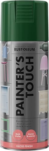 Rust-Oleum Painter's Touch 400ml Meadow Green Gloss Spray Paint Aerosol view 7