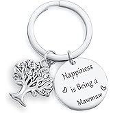 NOTHERS RSZOTW New Grandma Keychain First Time Mawmaw Jewelry Future Grandma Gift Future Mawmaw Keychain