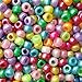 Bright Pearl Color Mixed Pony Beads for Friendship Bracelet Making Size 6x9mm 1000pcs