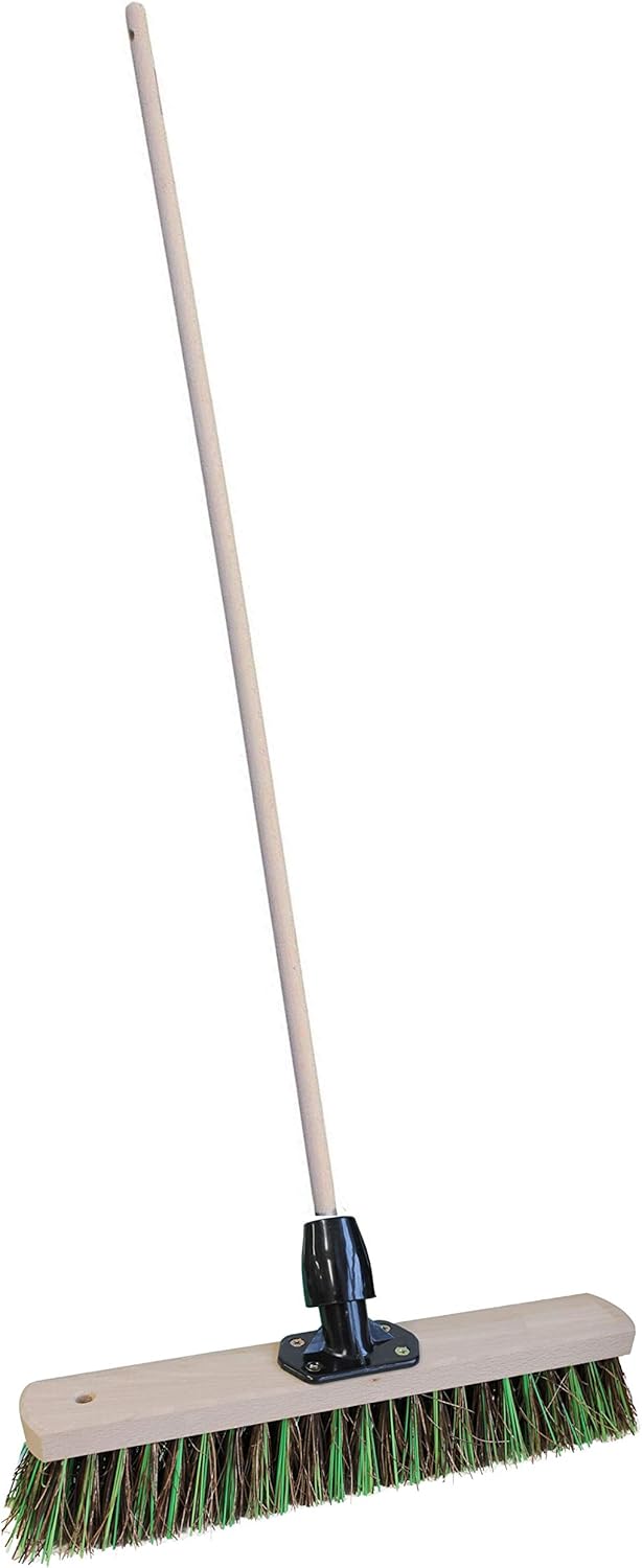 CHARLES BENTLEY Broom, Castle Fill, Deck Broom, Wooden Handle, 4ft
