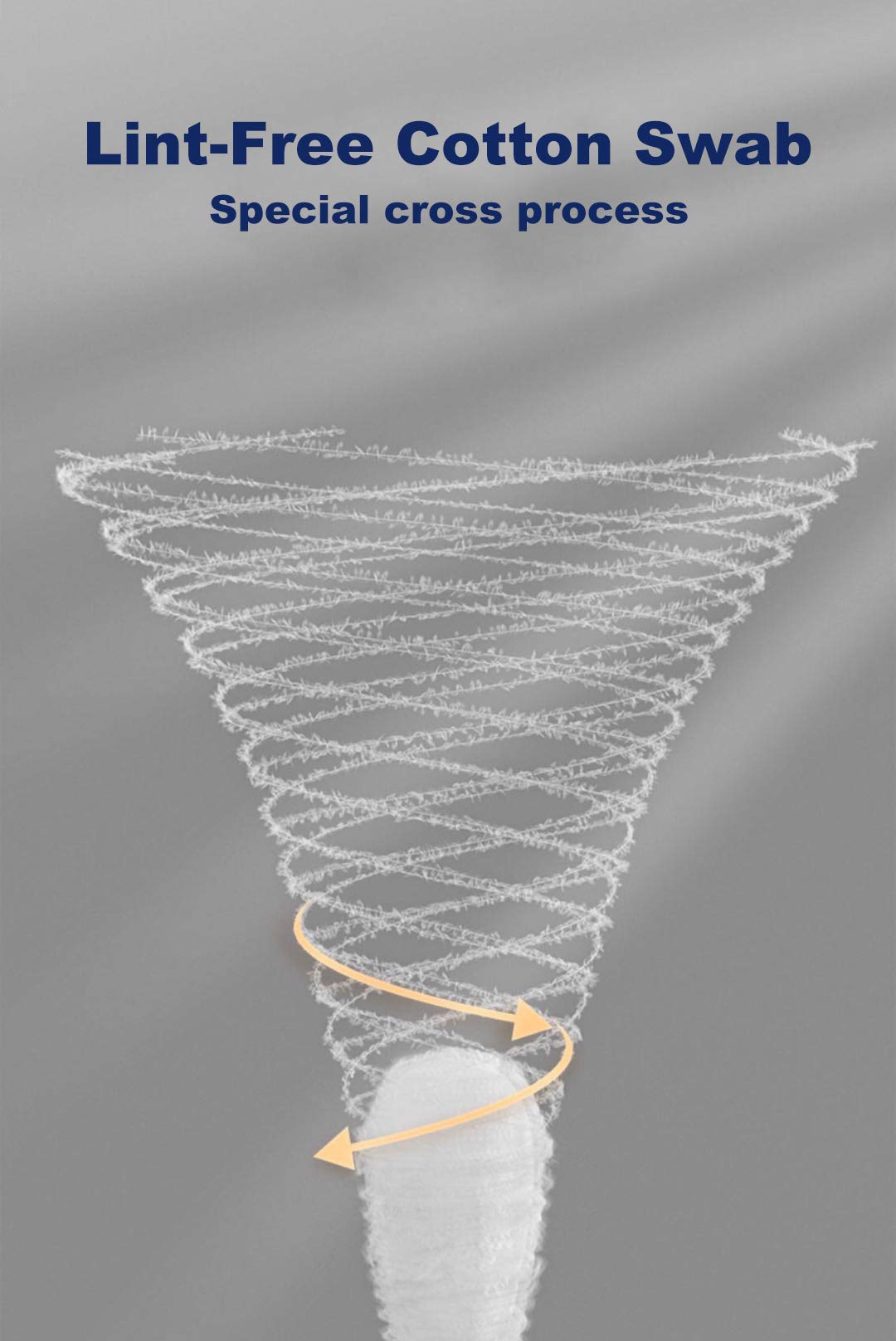 500 Count Cotton Swabs with Strong Bamboo Sticks by Xumzee, Pure Natural Cotton Heads, Biodegradable, Cruelty-Free Cotton Buds