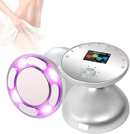 Amazon キャビテーション 家庭用 超音波美顔器 セルライト除去 振動マッサージ Rfラジオ波 キャビスタイル Led光エステ 脂肪燃焼 全身ダイエット痩身 フェイスケア リフトアップ 自宅エステ全身エステ可能 脂肪燃焼 痩身マシン男女兼用 シルバー Autlink 美顔器