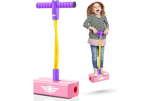 Toys for 3-12 Year Old Girls, Notique Pogo Stick Girl Toys Age 3-12 Outdoor Toys for Kids 3-12 Pogo Jumper Toddler Girl Toys