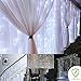 ADDLON Curtain String lights 300 LED Icicle Lights Fairy Starry Lights 8 Modes Decorative Lights For Wedding Bedroom Holiday Party Indoor outdoor UL Certification (Cold white)