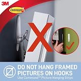 Command Medium Hook Pack of 2 with 4 Strips Transparent Damage Free 900 g view 7