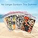 Enlody 8pcs Fake Temporary Tattoo Arm Sleeves - Skull, Tribal Shape, Dragon for Men, Women, Kids