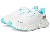 Hoka Women's Arahi 7 Sneaker, Frost/Rose Gold, 8 Wide