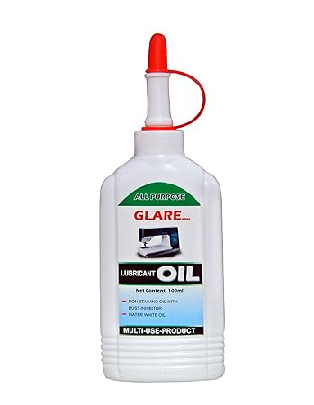 GLARE INDIA All Purpose Sewing Machine Lubricant Oil in Easy Dispenser Bottle, 100 ml