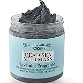Dead Sea Mineral Mud Mask Scented with Lavender for Face and Body - 100% Natural Minerals - Minimize Pores, Removes Blackheads and Wrinkles for Men and Women, a Healthier Complexion 8.8 oz
