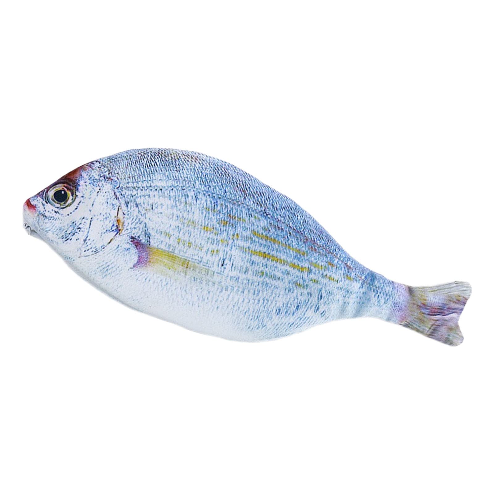 WSHuayee Fish Shape Pen Bag, Zipper Pencil Case, Creative Pencil Pouch Wallet, Funny Makeup Case Bag for Storing Pencils Pens Cosmetics and Change