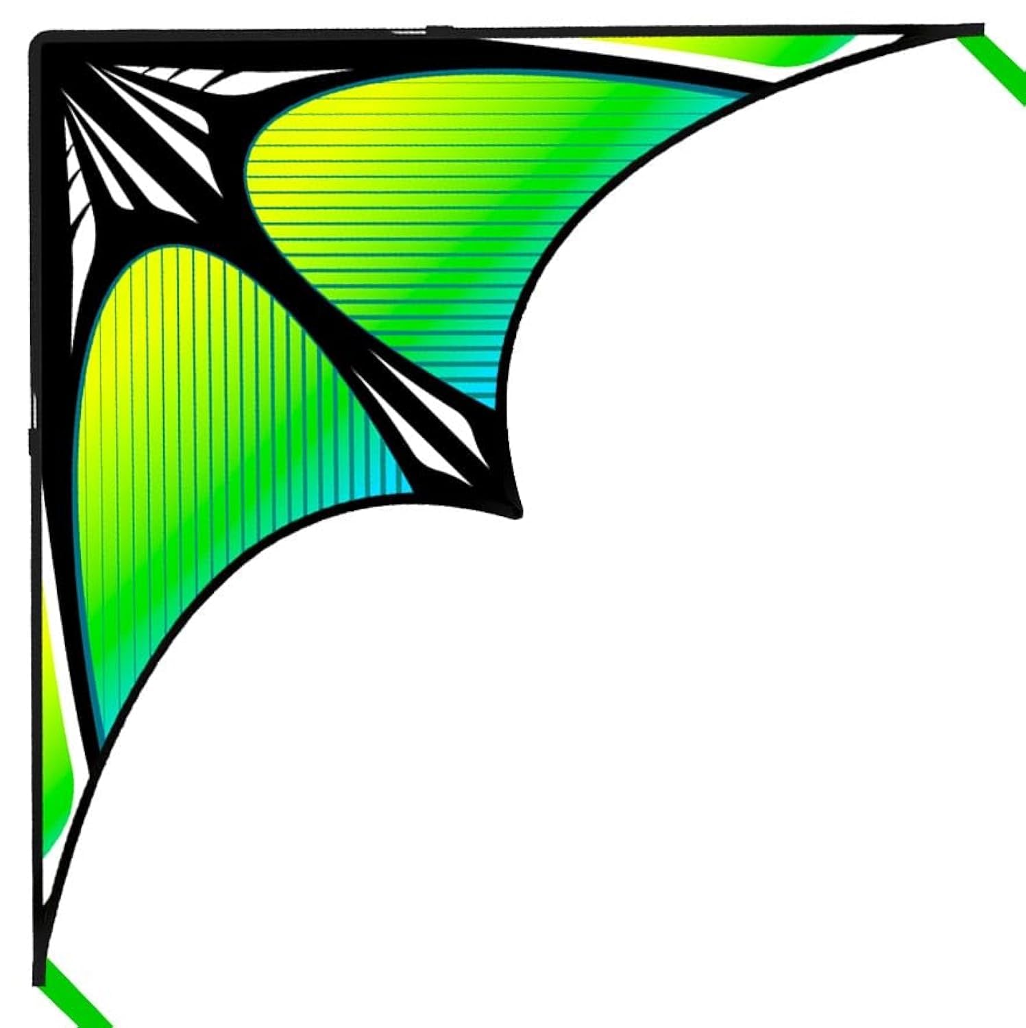 Delta Kite for Adults and Children, 60 x 30 inches, Single Line Kite Easy to Fly, Complete with 300 ft Kite Line and Handle — image 1