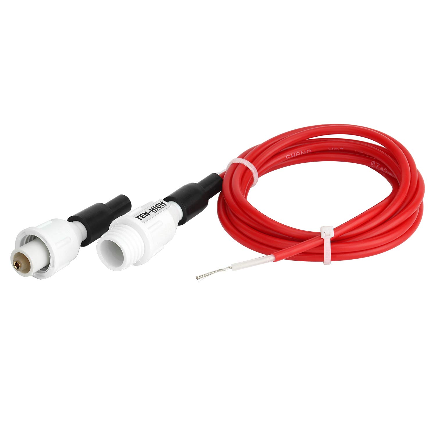 TEN-HIGH Laser Power Supply High Voltage Cable, 2 Meters High Voltage Insulation Cable with Male and Female Connector for Laser Engraving and Cutting Machine