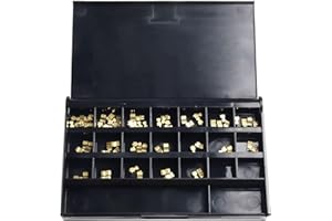 KoiLykke Type T Ink Wheel Date Code Stamping Set MY-380F Marking Machine, 70 Pcs with Steel Zinc Alloy Characters 2 * 3.5 * 6
