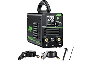 AIXZGLOBAL Stick Welder 110V,145A Mini Stick Welding Machine Hot Start with Synergic Control ARC Welder Machine Portable MMA Welding with Arc force and Anti-Stick
