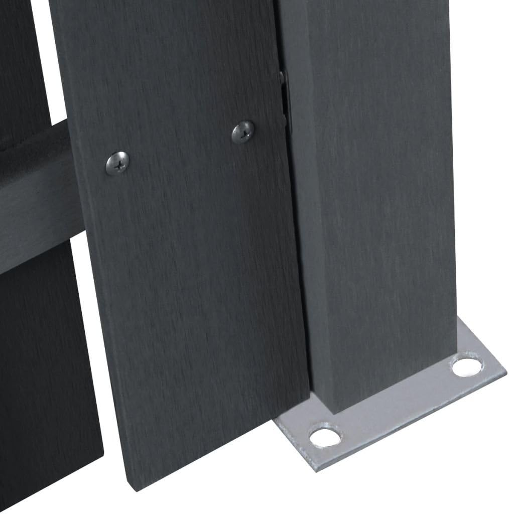 Tidyard Wpc Zaunelement Mit 2 Pfosten 180 X 180 Cm Quadratisch Sichtschutz Garten Sichtschutzzaun Sidra Hospital